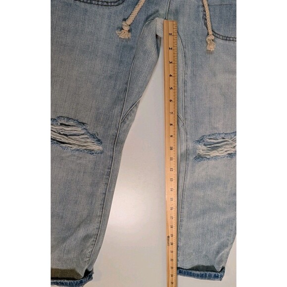 One Teaspoon Shabbies Drawstring Boyfriend Jeans Size XS - Picture 6 of 8